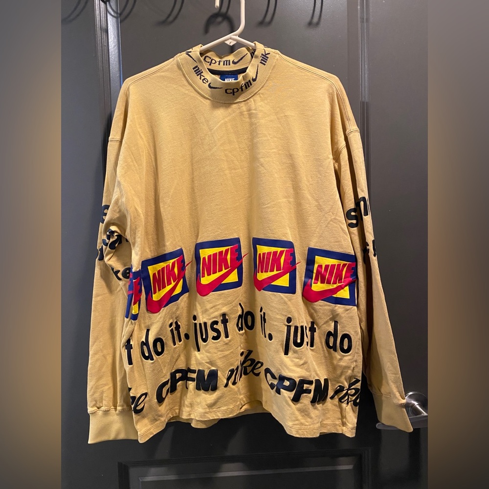 Nike cactus plant flea market cpfm mustard LS tee medium